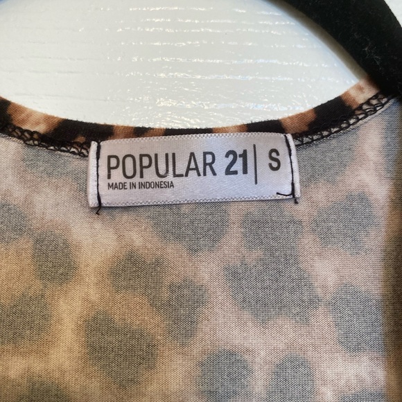 Leopard Print Long Robe - Picture 4 of 4